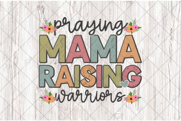 Christian Praying Mama Graphics & T-Shirt Designs