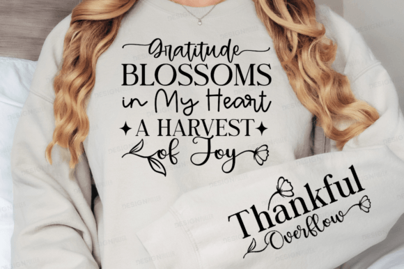 Gratitude Blossoms SVG: Christian T-Shirt Graphics Review