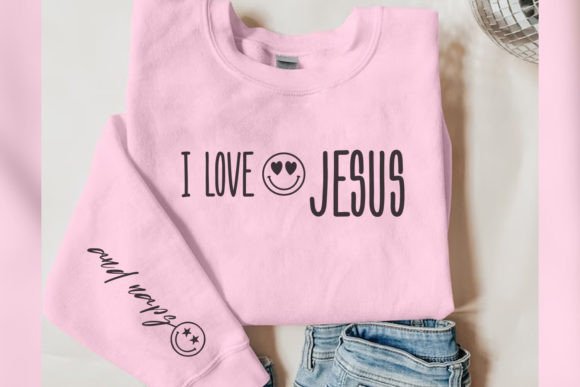 I Love Jesus and Naps SVG Sleeve Shirt Graphics
