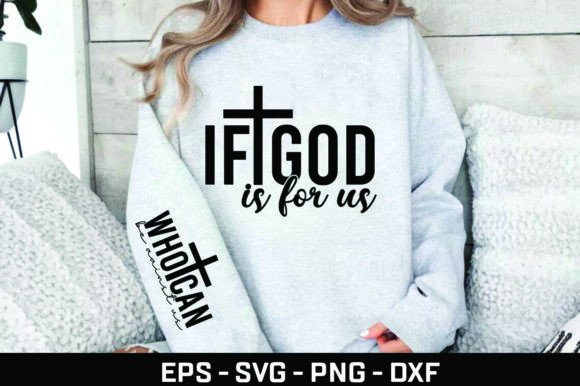 If God is for Us Sleeve SVG, Christian Review