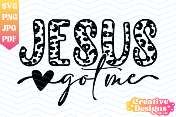 Jesus Got Me Cheetah Christian SVG PNG Graphics Review